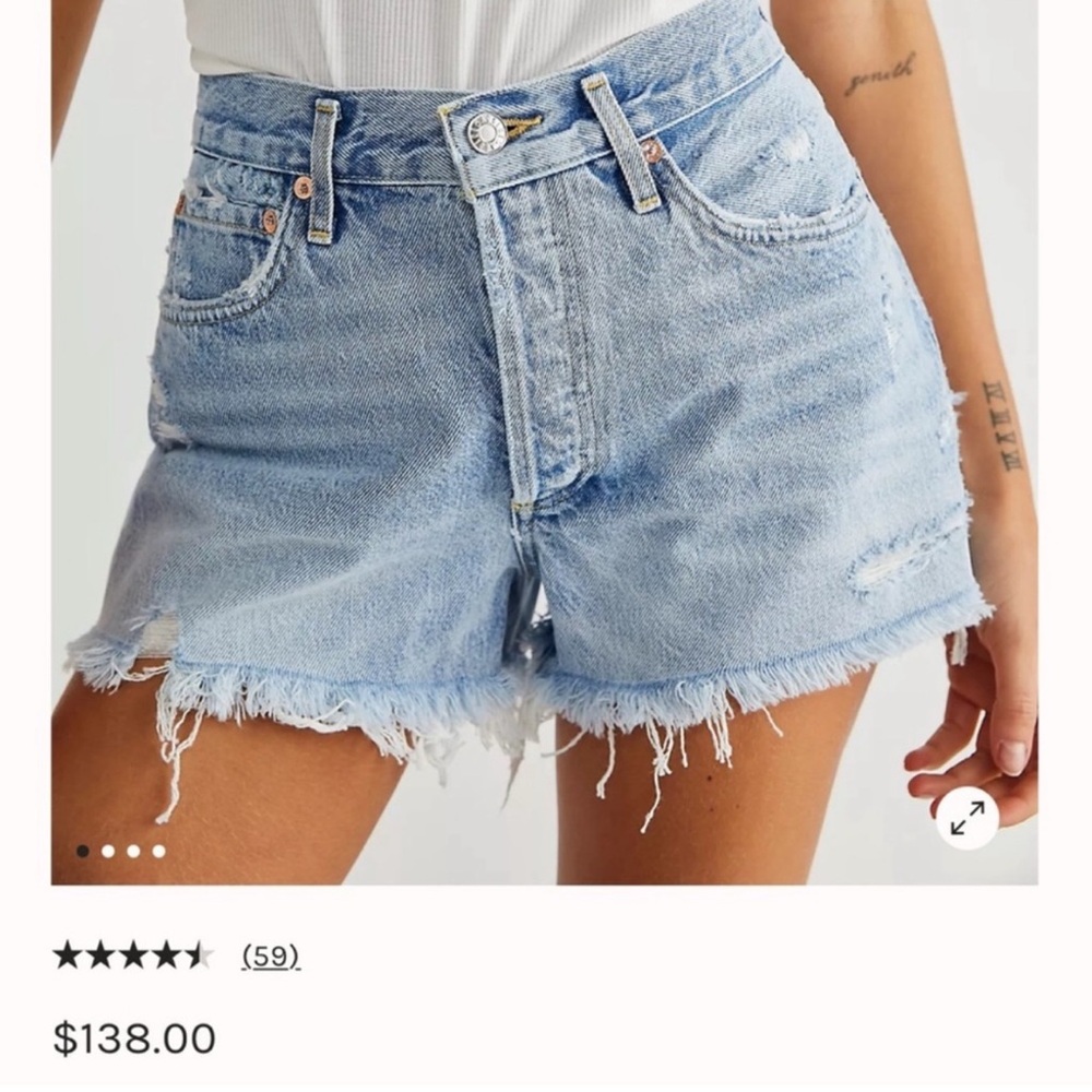 AGOLDE Denim Shorts